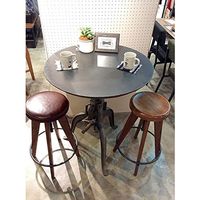 ジャーナル スタンダード ファニチャー GUIDEL（ギデル） アトリエテーブル 幅750×奥行750×高さ730～1050mm 1台（直送品）