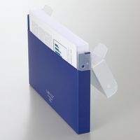 リヒトラブ CUBE FIZZ コングレスケース A4 不透明タイプ パープル A6024-10 2冊