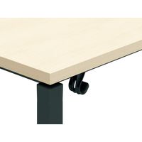 【組立設置込】コクヨ インベントFSデスク INVENT サークル 幅1200×奥行1200×高さ720mm ブラック/ホワイトナチュラル 1台（直送品）