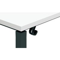 【組立設置込】コクヨ インベントFSデスク INVENT サークル 幅1200×奥行1200×高さ720mm ブラック/ホワイト 1台（直送品）