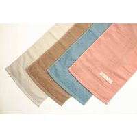 小杉善 甘撚りコーマカラーフェイスタオル（アイボリー）5枚組 ZGTAP-2561IV（直送品）