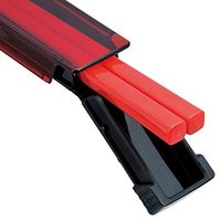 小森樹脂 箸・箸箱セット(M)(フライハイト) レッド 797849 1セット(10個)（直送品）