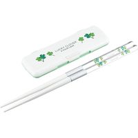 小森樹脂 携帯用 my箸 ラッキークローバー 774772 1セット(3個)（直送品）