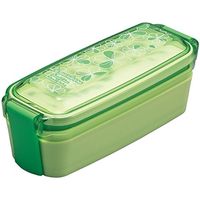 小森樹脂 弁当箱 スリムドーム2段ランチボックス560 パルテール グリーン 4972242674829 1セット(4個)（直送品）