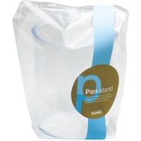 ソニック ペンスタンド 透明 DA-378-T 1セット(4個)（直送品）