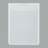 キングジム ユーズナブル クリアーホルダー封筒タイプマチ付き 10枚パック A4タテ型 シート厚0.18mm 乳白 785US10ニユ 3パック