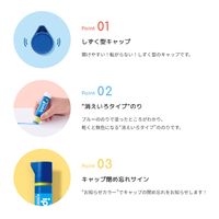 トンボ鉛筆 ippo!固形のり(スティックのり) ブルー PT-TCIM01 1セット(1個×12)