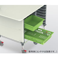 河淳 KSO作業台(12575ー46用)2列 ハンガー無 ホワイト MWT002HT 1個 62-2702-80（直送品）