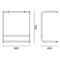 ハヤノ産業 新聞掛 NR-2 1個 63-2769-12（直送品）
