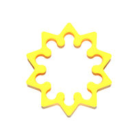 アイ・シー・アイデザイン研究所 シリコン歯固め ゼロフレア 15個入り き NZP4001Y 1箱(15個) 62-4861-15（直送品）