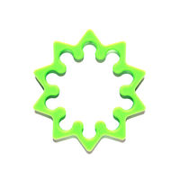 アイ・シー・アイデザイン研究所 シリコン歯固め ゼロフレア 15個入り わかば NZP4001G 1箱(15個) 62-4861-16（直送品）