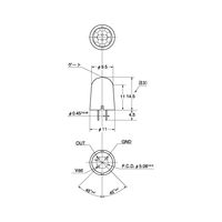 パナソニック 焦電型赤外線センサーNaPiOn(ナピオン)シリーズ デジタル出力 AMN31112 1個 63-3007-22（直送品）