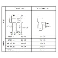 積層メタライズドポリエステルフィルムコンデンサー 50V 0.01μF(10個入) MTFV50J1030200*10 1セット(10個)（直送品）