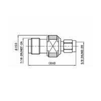 トーコネ 変換コネクター TNCーSMA TNCJ-SMAP 1個 63-3036-84（直送品）