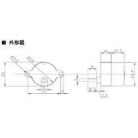 日本ニューティーシー 小型DCギアモータ SE-DM 1個 63-3031-55（直送品）
