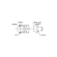 FDK 圧電ブザー 75dB DC12V EB23A30C12V 1個 63-3135-19（直送品）