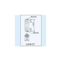 マックエイト プリント板用スペーサー六角型(M2タイプ)SPタイプ 7mm (100本入り) 2SP7 1袋(100本)（直送品）