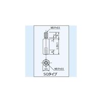 マックエイト プリント板用スペーサー六角型(M3タイプ)SQタイプ 20mm (100本入り) SQ20 1袋(100本)（直送品）