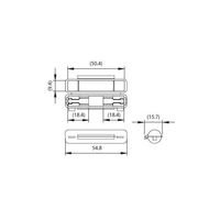 テイシン電機 ヒューズホルダー 適用ヒューズ:Φ6.4×30 FH-4 1個 63-3122-48（直送品）