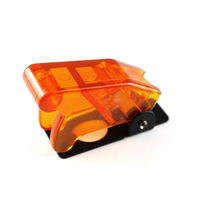 アズワン トグルスイッチカバー クリアオレンジ TSCOVER-OR 1個 63-3126-27（直送品）