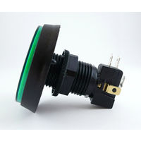 アズワン 押しボタンスイッチ(モーメンタリ)緑 BPS60-GR 1個 63-3152-80（直送品）