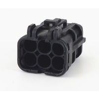 アズワン 防水コネクター 6極オス ピン付 7061-1.8-21-6M 1個 63-3152-53（直送品）