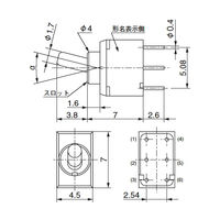 NKKスイッチズ 全面照光トグルスイッチ緑ONーON G-12CPM 1個 63-3050-90（直送品）
