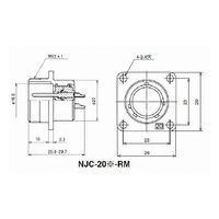 七星科学研究所 メタルコンセント NJC203RM 1個 63-3167-71（直送品）