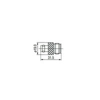 トーコネ 変換アダプター BNCーM BNCJMJ 1個 63-3165-59（直送品）