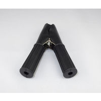 テイシン電機 ヒッポークリップ 黒 鉄 定格30A はんだ付け C-632-B 1個 63-3115-74（直送品）