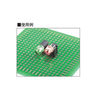 マックエイト LED用スペーサー 横型 5mm（100個入） LA-5 1袋（100個） 63-3145-60（直送品）