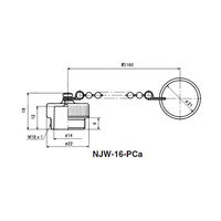 七星科学研究所 NJWプラグキャップ 防水型(シェルΦ16) NJW16PCA 1個 63-3098-06（直送品）