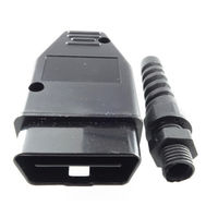 アズワン OBD2カバー付きコネクター 7161G-1.8-10A-CASE 1個 63-3110-02（直送品）