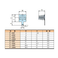 タカチ電機工業 電池端子 IT型 単3 10個入り IT3SM 1袋(10個) 63-3128-18（直送品）