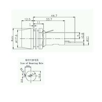 エコー電子 ヒューズホルダー20A(Φ6.4*30) FH-052S 1個 63-3145-89（直送品）