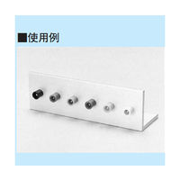 マックエイト 超小型パネルチェック用端子 黒(10個入) PN-6-1クロ 1袋(10個) 63-3122-23（直送品）