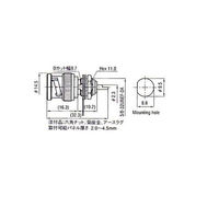 トーコネ BNC型コネクター(BULKHEAD PLUG RECEPTACLES) BNC-PBR 1個 63-3119-75（直送品）