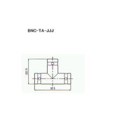 トーコネ BNC型コネクター(ADAPTERS) BNC-TA-JJJ 1個 63-3119-79（直送品）