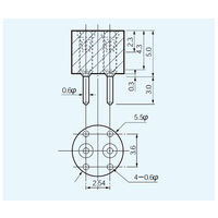 マックエイト LED用ソケット(10個入) LQ-1-0.5 1袋(10個) 63-3141-93（直送品）