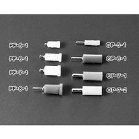 マックエイト 超小型パネルチェック用端子 プラグ(はんだ式) 黒(10個入) OP-7-1クロ 1袋(10個) 63-3122-27（直送品）