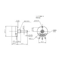 東京コスモス電機 RV30YN型 10kΩ RV30YN10Kオーム 1個 63-3157-60（直送品）