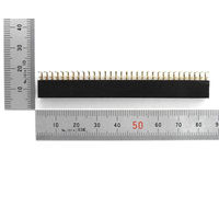 GB L型ピンソケット 64ピン(32ピン×2列) GB-DPS-2564PL 1個 63-3112-15（直送品）