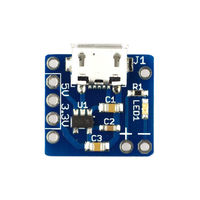 スイッチサイエンス MicroUSB接続5V/3.3V電源ボード SSCI-023986 1個 63-3117-67（直送品）