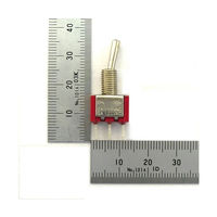 GB トグルスイッチ1回路2接点(ONーONタイプ) GB-TSW-SPDT-NN-B 1個 63-3127-31（直送品）