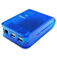 Hammond Manufacturing Raspberry Pi用ケース(クリアブルー) 1593HAMPI3TBU 1個（直送品）