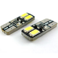 LINKMAN T10無極性バルブ(白・キャンセラー内蔵) 12V/250mA 白 HC-T10-4-5730SMD-C 1個（直送品）