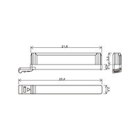 テクノベインズ コネクター保護キャップiPad、iPhone、iPodDockコネクター用 IPDOCK-B1-6 1袋（直送品）