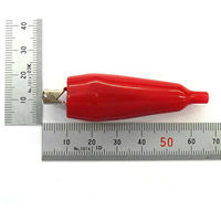 GB 中型充電クリップ 赤 GB-CCM-10A50-R 1個 63-3050-29（直送品）