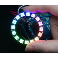 Adafruit Industries NeoPixel Ring 16連フルカラーシリアルLED 1463 1個 63-3077-51（直送品）
