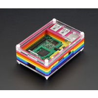 Adafruit Industries Rainbow Pibow ー Enclosure 2084 1個 63-3078-08（直送品）